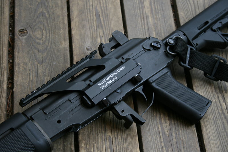 Sako M92S AK2.0mod1 - tähtäinjalka ja peräadapteri